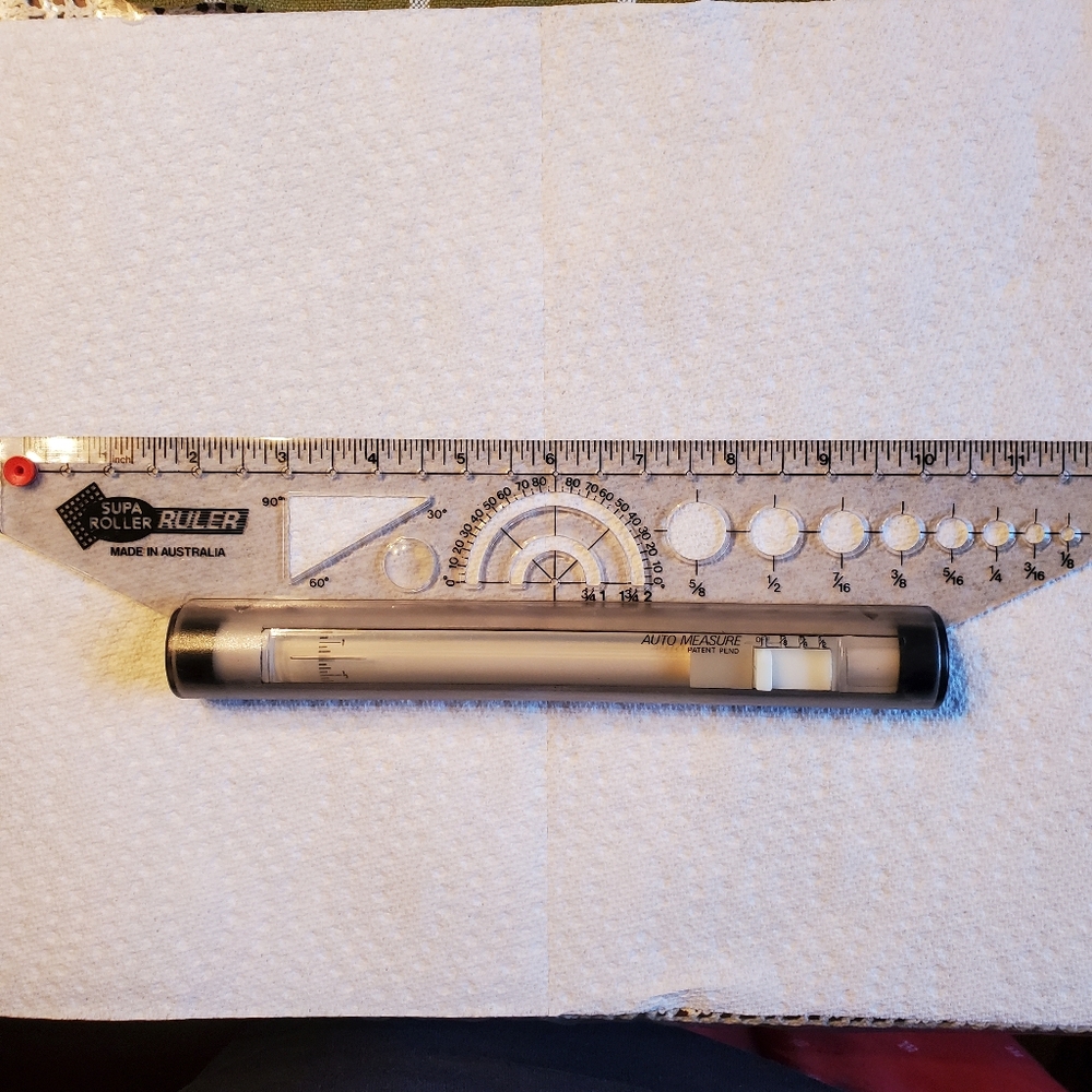 Supa Roller Ruler Vintage Made In Australia